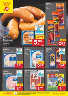 Mettwurst im Netto Marken-Discount Prospekt "Aktuelle Angebote" mit 51 Seiten (Mönchengladbach)