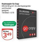 Kopierpapier Go Copy im Angebot bei GLOBUS in Saarbrücken Kopierpapier Go Copy Angebote bei GLOBUS Saarbrücken für 3,49 €