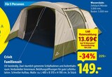 Familienzelt im Angebot bei Lidl in Münster Familienzelt Angebote von Crivit bei Lidl Münster für 149,00 €