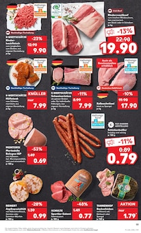 Rindfleisch im aktuellen Kaufland Prospekt (Rostock) Rindfleisch im Kaufland Prospekt "KNĂśLLER" mit 54 Seiten (Rostock)