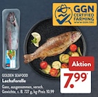 Lachsforelle im ALDI SÜD Prospekt Lachsforelle von Golden Seafood im aktuellen ALDI SÜD Prospekt für 7,99 €