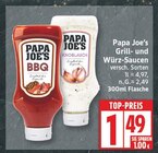 Grill- und Würz-Saucen BBQ von Papa Joe's für 1,49 € bei EDEKA im Angebot Grill- und Würz-Saucen BBQ von Papa Joe's im aktuellen EDEKA Prospekt