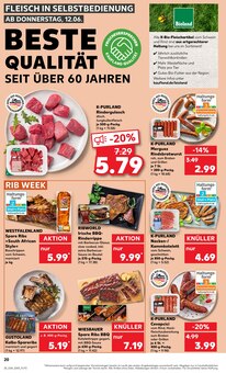 Schweinefilet im aktuellen Kaufland Prospekt (Ulm) Schweinefilet im Kaufland Prospekt "KNĂśLLER" mit 54 Seiten (Ulm)