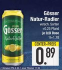 Aktuelle Radler Angebote bei E center in Augsburg Aktuelles Natur-Radler Angebot bei E center in Augsburg ab 0,89 €