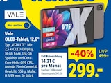 OLED-Tablet, 12,6" Angebote von Vale bei Lidl Dresden für 299,00 €