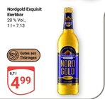 Exquisit Eierlikör im Angebot bei GLOBUS in Hof Exquisit Eierlikör Angebote von Nordgold bei GLOBUS Hof für 4,99 €