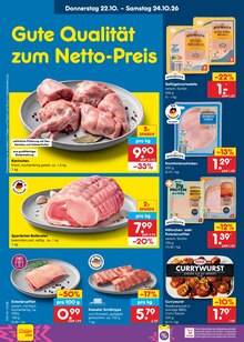 Schweinefleisch im Netto Marken-Discount Prospekt "Aktuelle Angebote" mit 70 Seiten (Jena)
