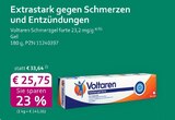 Voltaren Schmerzgel forte 23,2 mg/g Angebot in Sasbachwalden Voltaren Schmerzgel forte 23,2 mg/g im aktuellen Prospekt bei mea - meine apotheke in Sasbachwalden