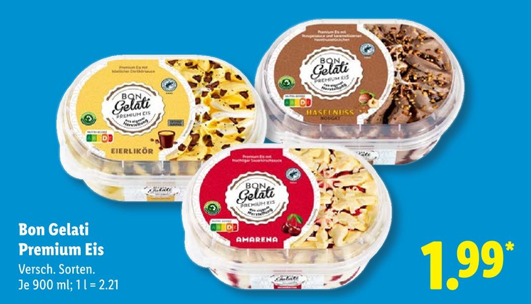 Premium Eis Haselnuss Nougat