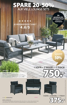 Terrassenmöbel im JYSK Prospekt "OUTDOOR LIVING - SPARE BIS ZU 50%" mit 25 Seiten (Moers)