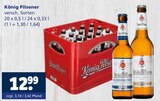Pils im Angebot bei Getränkewelt in Borken Pils Angebote von König Pilsener bei Getränkewelt Borken für 12,99 €