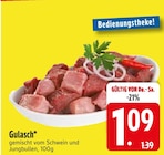 Aktuelles Gulasch Angebot bei EDEKA in Regensburg ab 1,09 €