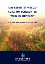 Brogsitter Vinothek Grafschaft Prospekt für Kassel mit 1 Seiten Brogsitter Vinothek Grafschaft Prospekt für Kassel: "JUBILÄUMS PREISVORTEILE", 1 Seiten, 15.10.2020 - 15.11.2020