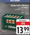 helles Pülleken im Angebot bei E center in Frechen helles Pülleken Angebote von Veltins bei E center Frechen für 13,99 €