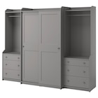 Schrankkombination grau im Angebot bei IKEA in Solingen Schrankkombination grau Angebote von HAUGA bei IKEA Solingen für 559,00 €