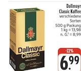 nah und gut Regnitzlosau - Classic Kaffee Angebot im Prospekt Classic Kaffee bei nah und gut im Regnitzlosau Prospekt für 6,99 €