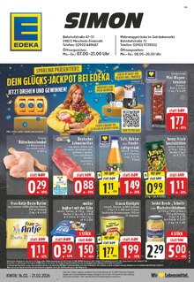 EDEKA Meschede Prospekt der aktuellen Woche, gültig von 16.02.2026 bis 21.02.2026 Aktueller EDEKA Meschede Prospekt "Aktuelle Angebote" mit 26 Seiten
