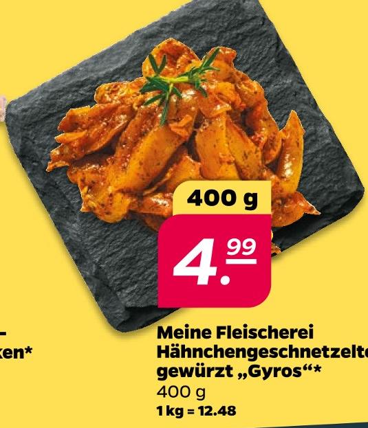 Hähnchengeschnetzeltes gewürzt „Gyros“