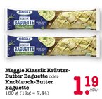 Klassik Kräuter-Butter Baguette Angebote von Meggle bei E center Mannheim für 1,19 €