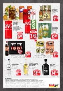 Coca Cola im aktuellen Trinkgut Prospekt (Heilbronn) Coca Cola im Trinkgut Prospekt "Aktuelle Angebote" mit 2 Seiten (Heilbronn)