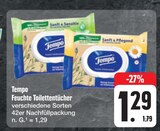 Aktuelles Feuchte Toilettentücher Angebot bei E center in Nürnberg ab 1,29 €