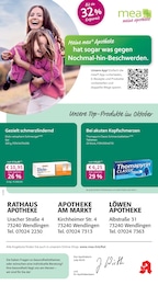 mea - meine apotheke Prospekt: "Unsere Oktober-Angebote", 4 Seiten, 01.10.2025 - 31.10.2025