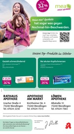 Aktueller mea - meine apotheke Apotheken Prospekt in Köngen und Umgebung, "Unsere Oktober-Angebote" mit 4 Seiten, 01.10.2025 - 31.10.2025