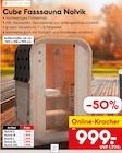 Cube Fasssauna Nolvik S bei Netto Marken-Discount im Prospekt "" für 999,00 €