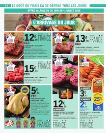 Prix et réduction Burger dans le prospectus E.Leclerc en cours Offre Burger dans le catalogue E.Leclerc du moment à la page 14