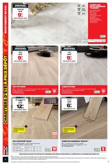 Promotion Revêtement Sol dans le prospectus Brico Dépôt, valable du 31/07/2026 au 13/08/2026 Promo Revêtement Sol dans le catalogue Brico Dépôt du moment à la page 12