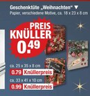 Geschenktüte 'Weihnachten' im V-Markt Prospekt Geschenktüte 'Weihnachten' von im aktuellen V-Markt Prospekt für 0,49 €