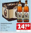 Franziskaner Bier im Angebot bei Getränke Ellerkamp in Ahaus Franziskaner Bier Angebote bei Getränke Ellerkamp Ahaus für 14,99 €