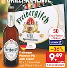 Premium Pils oder Export Angebote von Freiberger bei Netto Marken-Discount Gera für 9,49 €