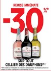 -30% remise immédiate sur tout Cellier des Dauphins - Cellier des Dauphins - Intermarché à Lillebonne -30% remise immédiate sur tout Cellier des Dauphins - Cellier des Dauphins en promo chez Intermarché Lillebonne