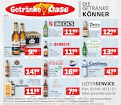 Veltins im Getränke Oase Prospekt in Hamm Aktueller Getränke Oase Prospekt mit Veltins, "Aktuelle Angebote", Seite 1