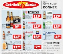 Cola im aktuellen Getränke Oase Prospekt (Hamm) Cola im Getränke Oase Prospekt "Aktuelle Angebote" mit 1 Seiten (Hamm)