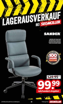 Bürostuhl im aktuellen Segmüller Prospekt (Mannheim) Bürostuhl im Segmüller Prospekt "LAGERAUSVERKAUF BEI SEGMÜLLER" mit 56 Seiten (Mannheim)
