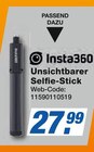 Aktuelles Unsichtbarer Selfie-Stick Angebot bei expert in Regensburg ab 27,99 €