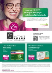 Aktueller mea - meine apotheke Apotheke Prospekt in Brüggen und Umgebung, "Unsere Februar-Angebote" mit 4 Seiten, 01.02.2025 - 28.02.2025