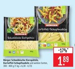 Schwäbische Eierspätzle Angebote von Burger bei Marktkauf Schwäbisch Gmünd für 1,89 €