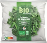 Épinards en branches bio - PICARD dans le catalogue Picard