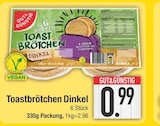 Aktuelles Toastbrötchen Dinkel Angebot bei EDEKA in Ingolstadt ab 0,99 €