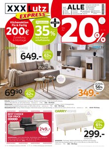 Couch im aktuellen Express Prospekt (Siegen (Universitätsstadt)) Couch im Express Prospekt "Küchenaktion Fix & Fertig" mit 16 Seiten (Siegen (Universitätsstadt))