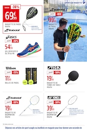 Prix et réduction Badminton dans le prospectus Intersport en cours Offre Badminton dans le catalogue Intersport du moment à la page 13