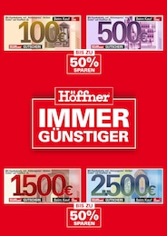 Höffner Prospekt: "IMMER GÜNSTIGER", 1 Seite, 06.11.2024 - 19.11.2024