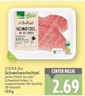 Schweineschnitzel von EDEKA Bio im aktuellen E center Prospekt