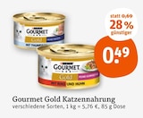 Gourmet im tegut Prospekt Gold Katzennahrung von Gourmet im aktuellen tegut Prospekt für 0,49 €