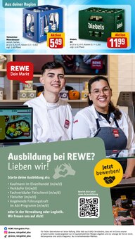 Mineralwasser im REWE Prospekt "Dein Markt" mit 33 Seiten (Duisburg)