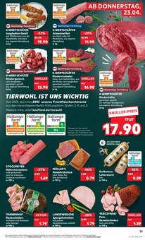 Rindfleisch im Kaufland Prospekt "KNÜLLER" mit 66 Seiten (Bochum)