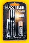 LED-Taschenlampe von MAXIMUS für 1,99 € bei Mäc-Geiz im Angebot LED-Taschenlampe von MAXIMUS im aktuellen Mäc-Geiz Prospekt